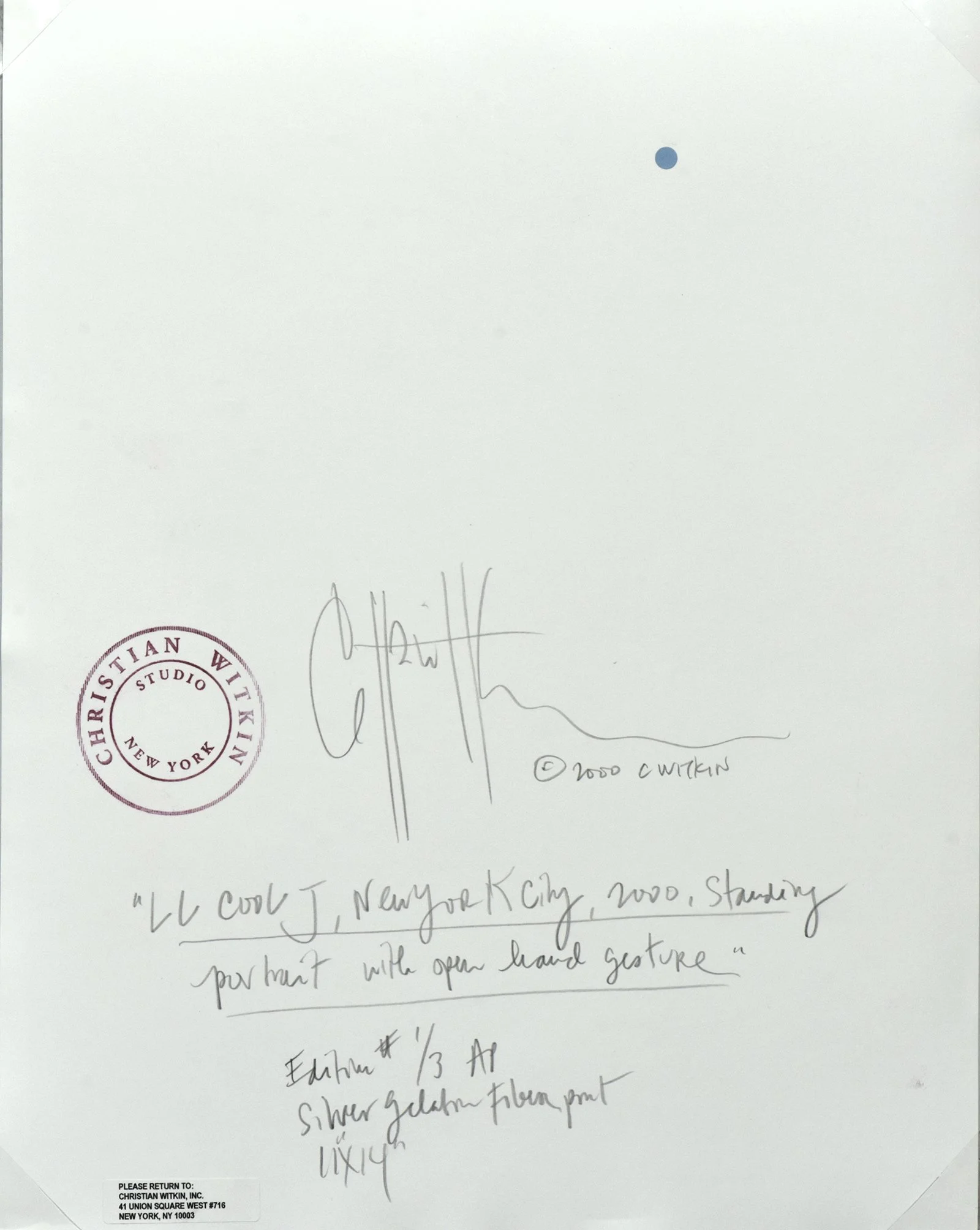 LA WOMAN | Store - LL COOL J, NEW YORK CITY, 2000, PORTRAIT